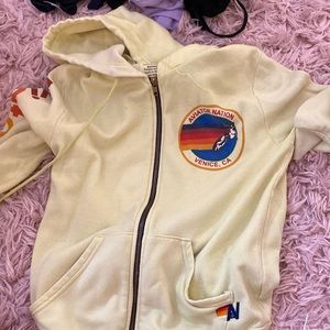 Aviator Nation yellow hoodie